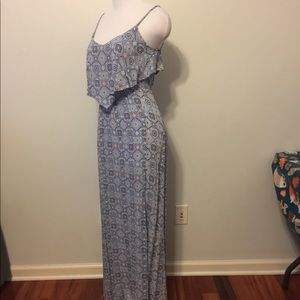 Summer strapless maxi dress